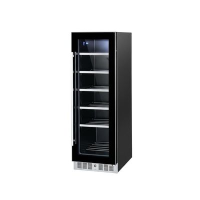 Locking Door Hinged Wine Cooler Cabinet with Metal Shelving Material and Hinged Door Type