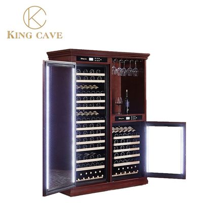 Giá tốt. 50 đến 80% độ ẩm Bàn trưng bày Cabinet Wine Rack Điện Low Noise trực tuyến