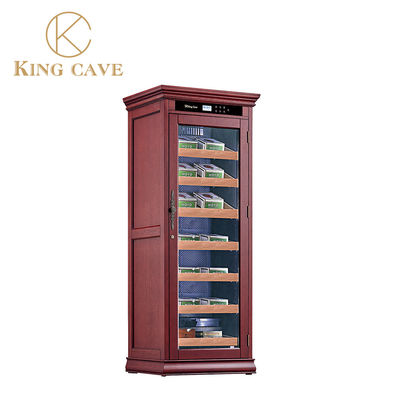 Giá tốt. Thermostat Cigar Cabinet Humidor Với khung gỗ và đèn LED trực tuyến