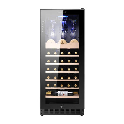 Giá tốt. Single Zone Wood Wine Cooler với các kệ điều chỉnh Smart Touch Control và tiếng ồn dưới 42 dB cho Home Bar trực tuyến