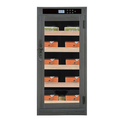 Giá tốt. Modern Dark Wood Finish Lockable Cigar Cooler Humidifier Cabinet với hệ thống điều khiển kỹ thuật số trực tuyến