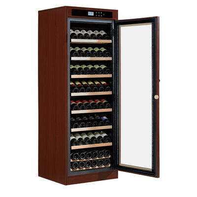 Giá tốt. Cabinet de cave à vin en bois avec contrôle précis de la température, panneau tactile numérique et étagères en bois trực tuyến