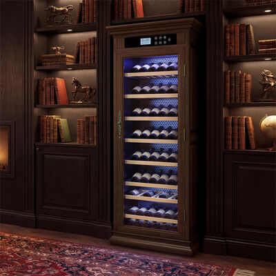 Giá tốt. Điều khiển nhiệt độ kỹ thuật số Solid Wood Wine Cooler Cabinet trực tuyến