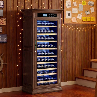 Giá tốt. Wine Cooler Cabinet Tự đứng Wine Tủ lạnh Với Điều khiển nhiệt độ kỹ thuật số trực tuyến